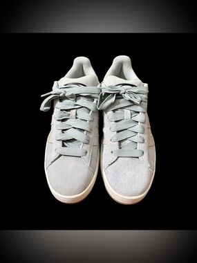 Adidas Campus Sneakers Light Blue Suede Gum Sole Size 9.5 New